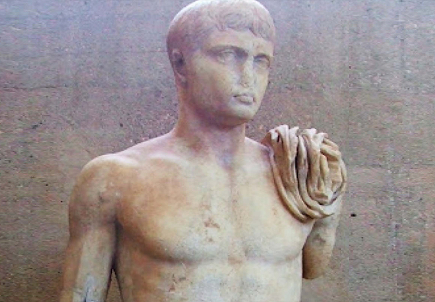 Statue of an unknown young Roman.