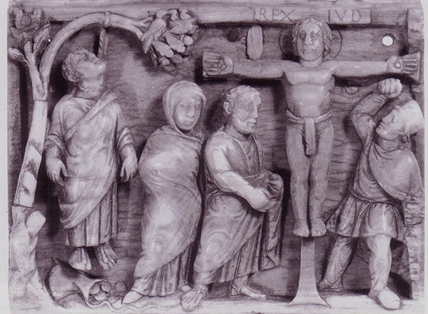 Early Christian image of the Crucifixion.