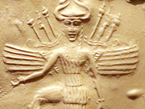 Sumerian image of Inanna.
