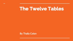 The Twelve Tables