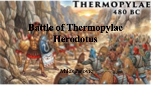 Herodotus / Battle of Thermopylae