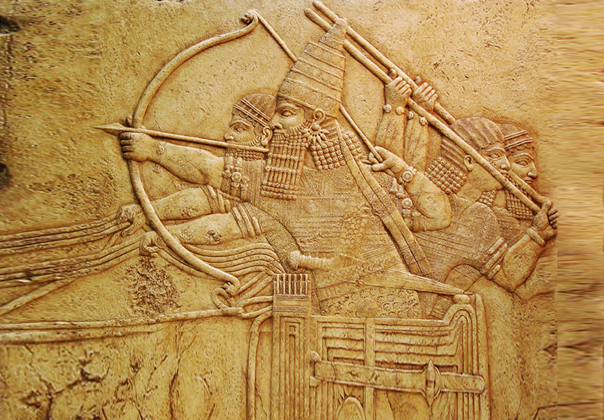 Ashurbanipal, King of Assyria 669-631 BCE.